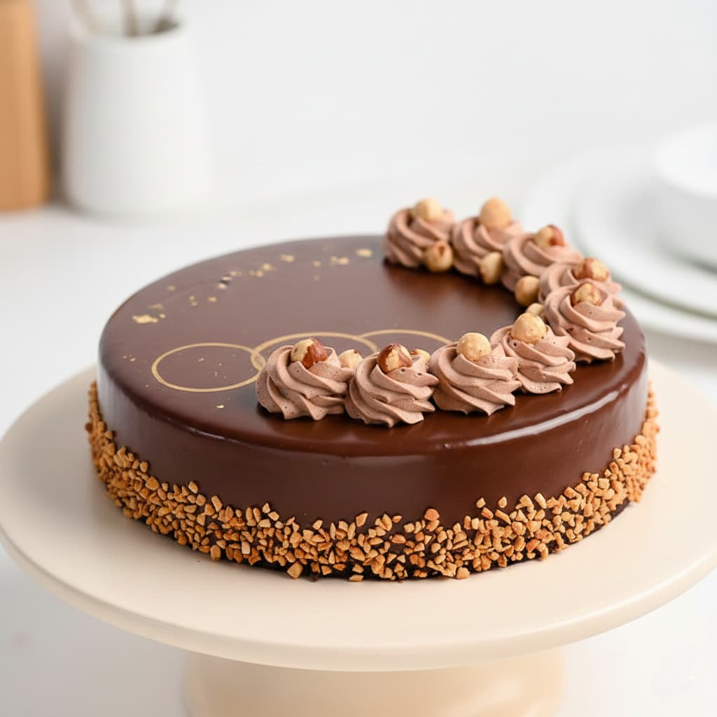 Decadent Nutella Hazelnut Dream Cake