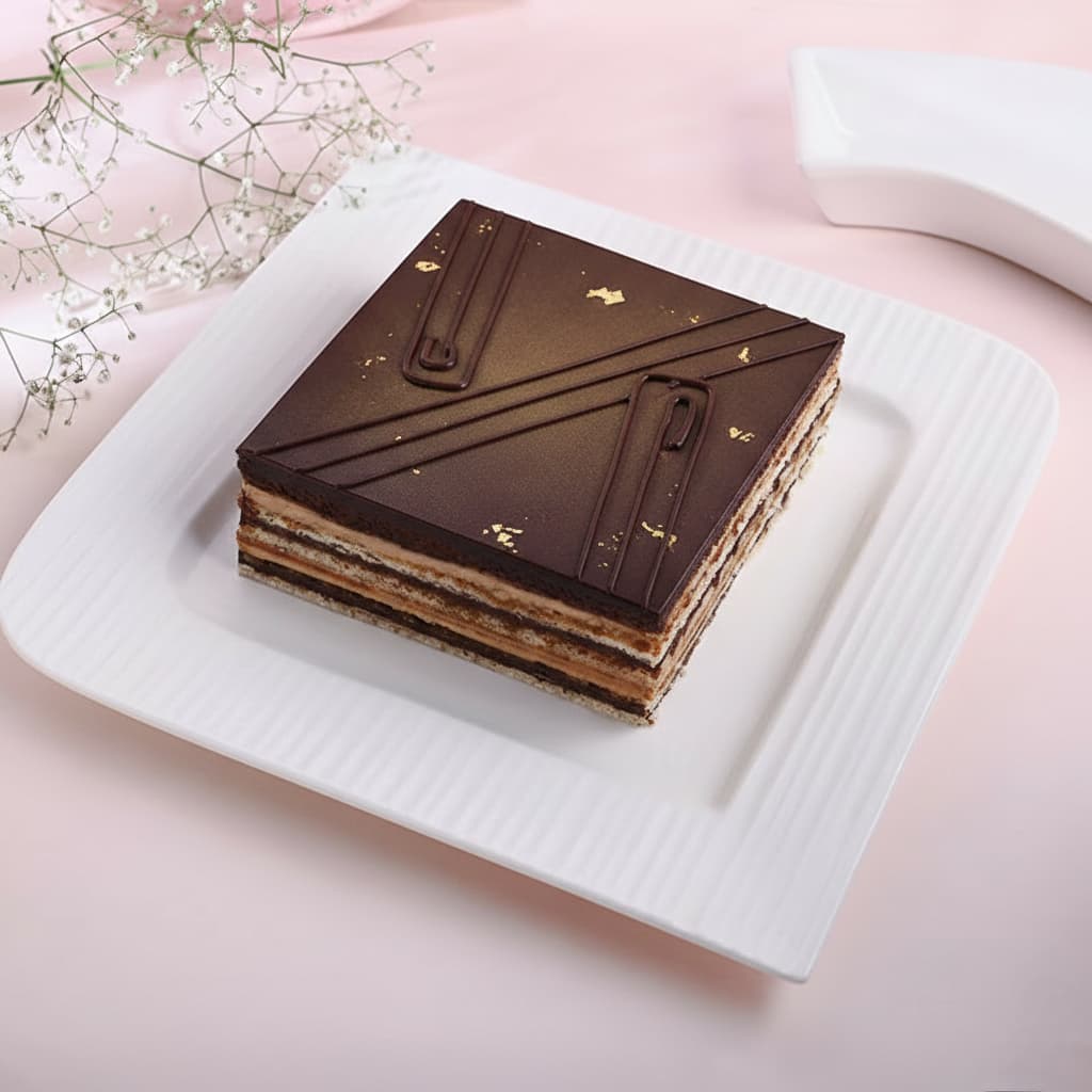 Exquisite Coffee Opera Cake