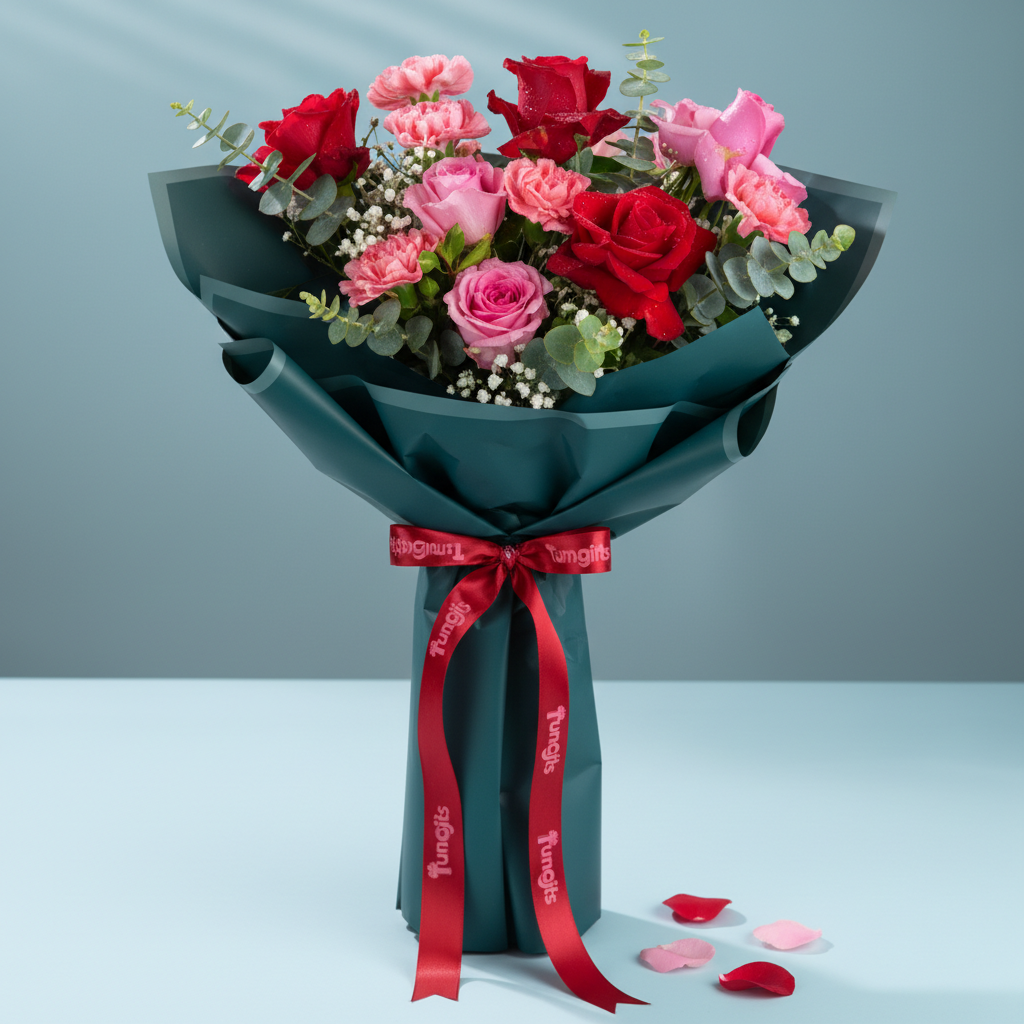 Romantic Tale of Blooms Bouquet